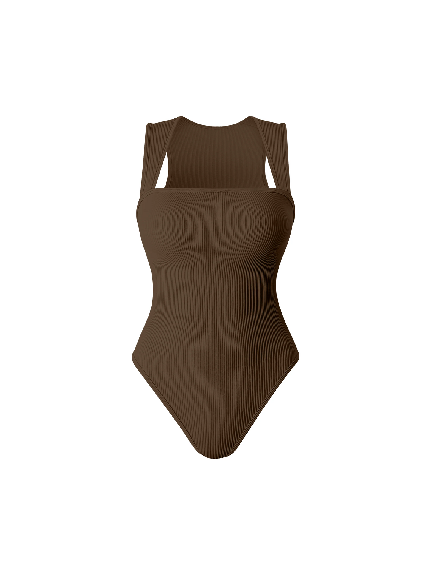 Ribbed Sleeveless Bodysuit - Peru