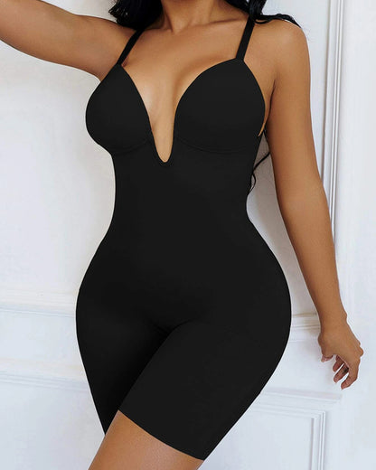 V Backless Shapewear Bodysuit