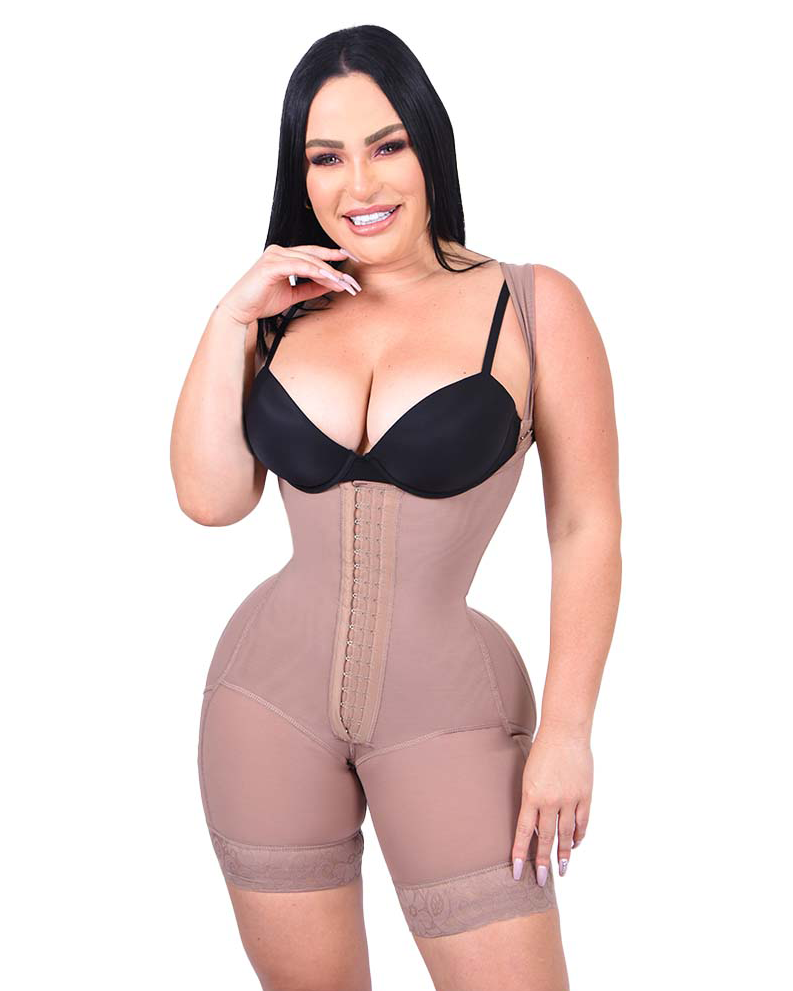 Tummy Control Compression Garment Open Bust Shapewear