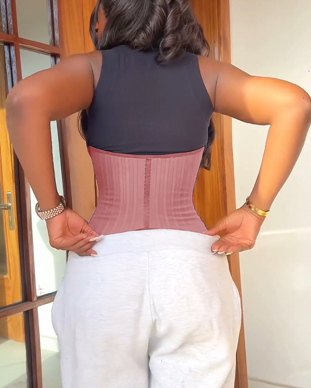 29 Steel Bone Invisible Hook And Zip Waist Trainer