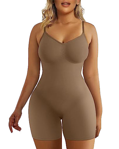 Women's Tummy Control Bodysuit Seamless Full Coverage Sculpting Shapewear