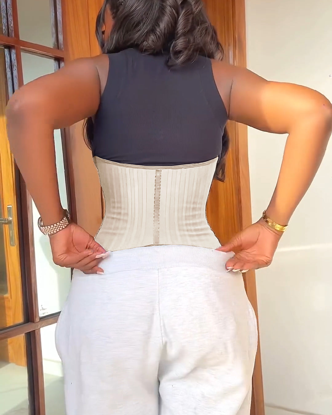 29 Steel Bone Invisible Hook And Zip Waist Trainer