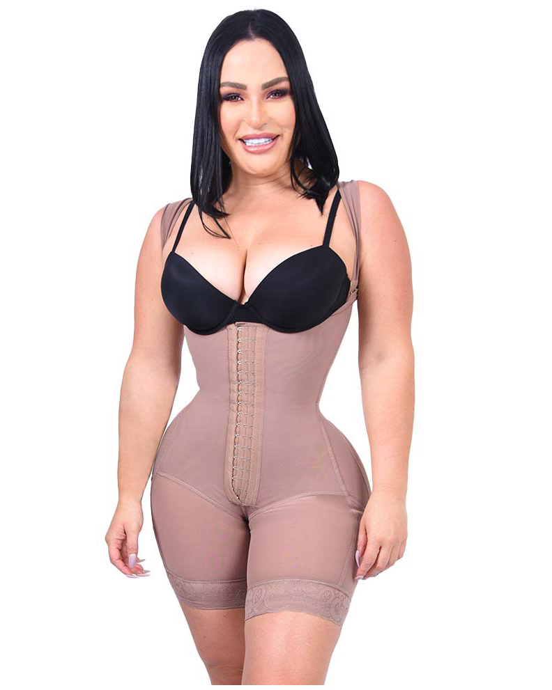 Tummy Control Compression Garment Open Bust Shapewear