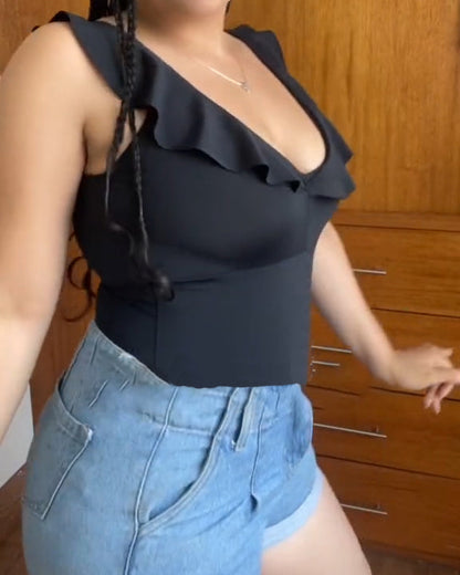 Black Sexy Bodysuit