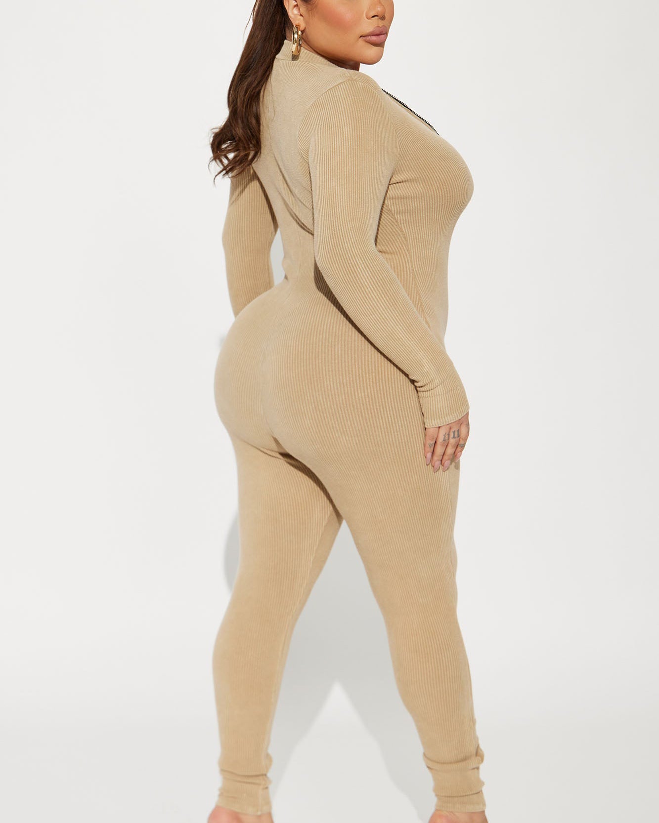 Seamless Zipper Yoga Jumpsuit