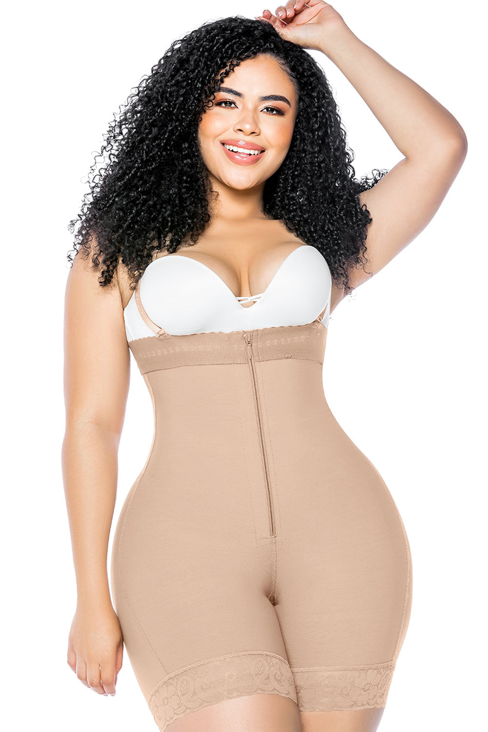 Fajas Colombianas Butt Lifter Shapewear Belly Control Panties Crotch with Zipper