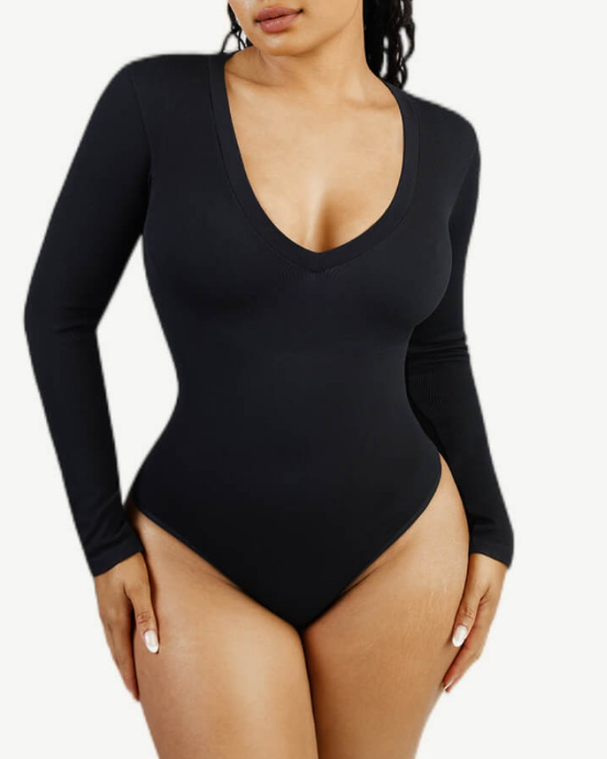 Bodysuit Sleeved Seamless Tummy Control