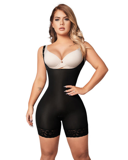 Tummy Control Invisible Seamless Girdle With High-back