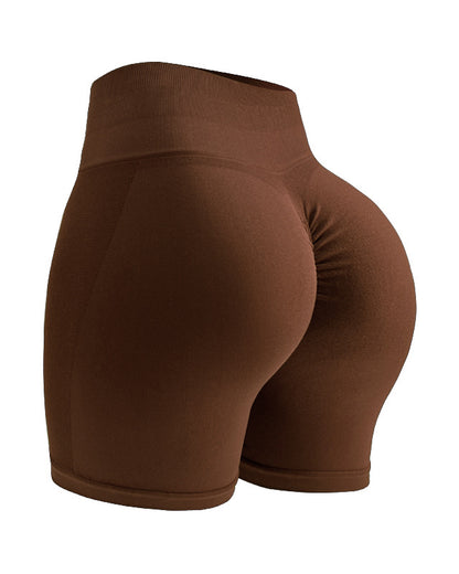 Seamless Butt Lift Peach Sports Shorts