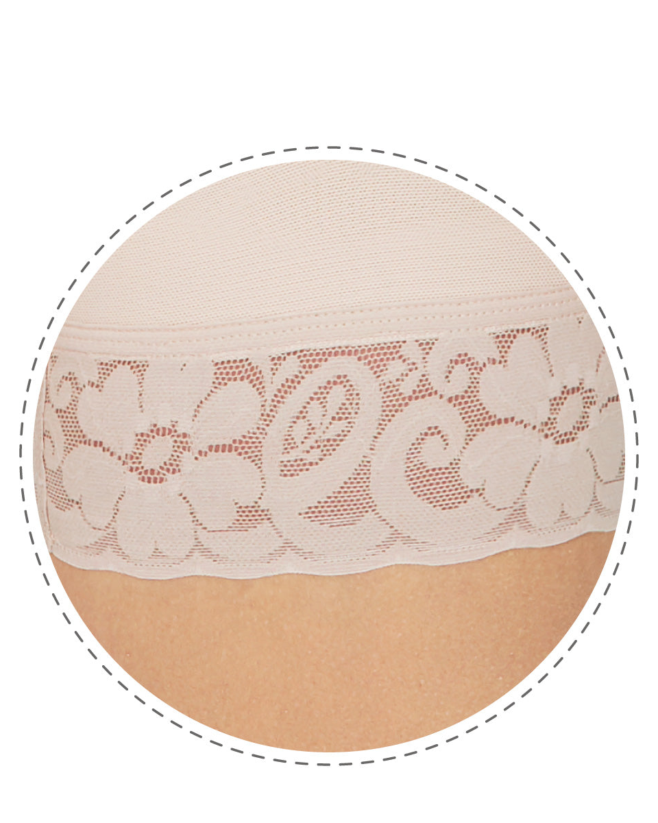 Tummy Control Invisible Seamless Girdle With High-back