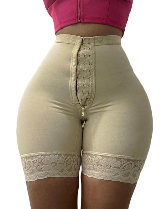 Double High Compression Butt Lifter Shorts Hourglass Body Shaper