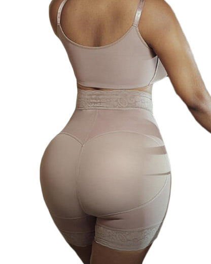 High Waisted Butt Lifter Body Shaper Tummy Control Waist Trainer Butt Pads Seamless Hip Enhancer Shorts
