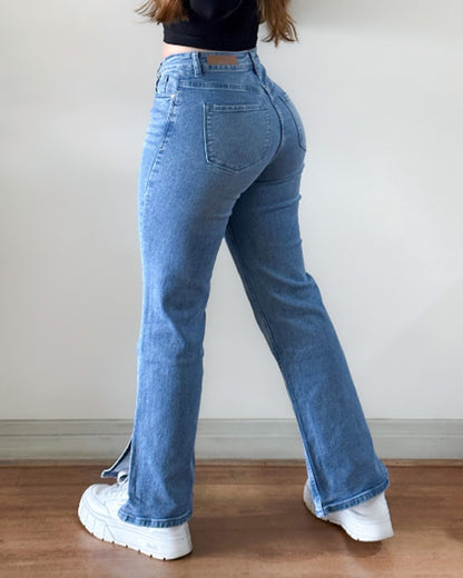 Flared Split Jeans（Pre-Sale）
