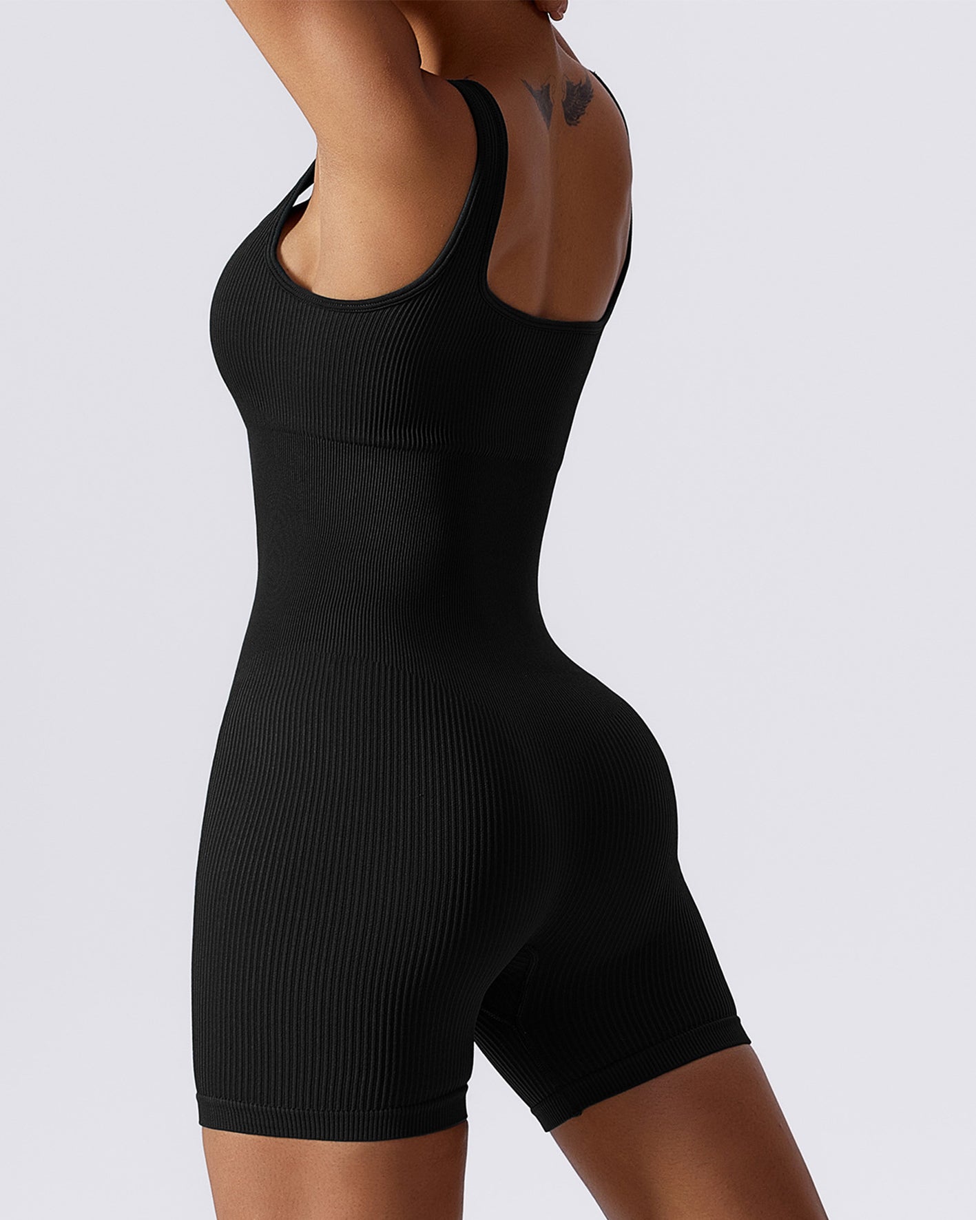 High-Bounce Seamless One-Piece Yoga Suit