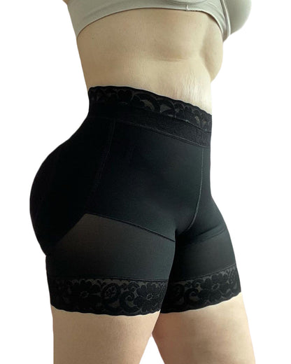 Postpartum Recovery Slimming Fajas Lace Butt Lifter