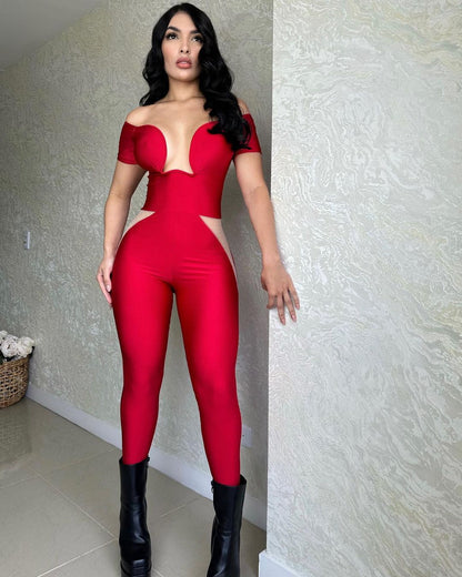 Thick Lycra One-size-fits-all Jumpsuit