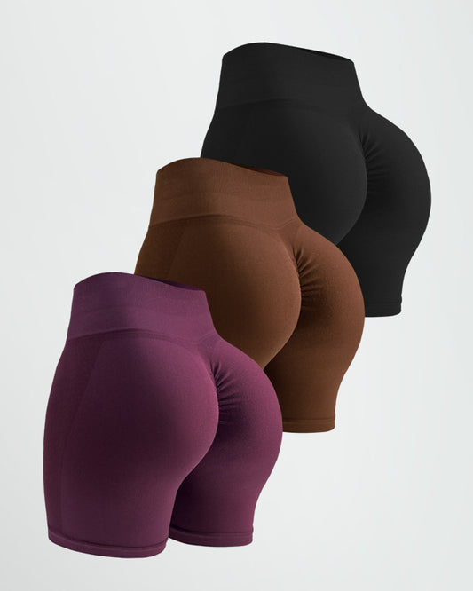 Seamless Butt Lift Peach Sports Shorts