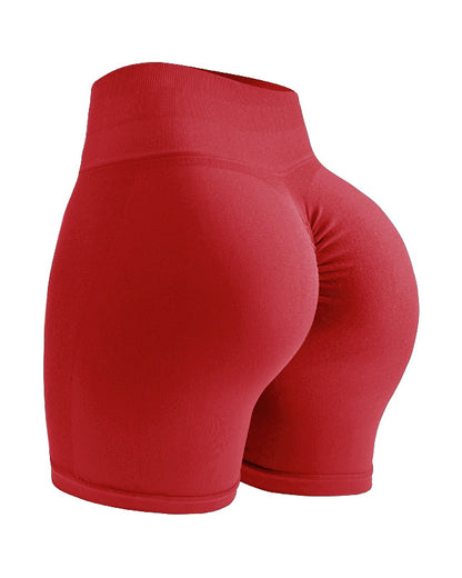 Seamless Butt Lift Peach Sports Shorts