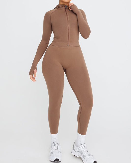 Sculpt Seamless Zip Through Hoodie Set