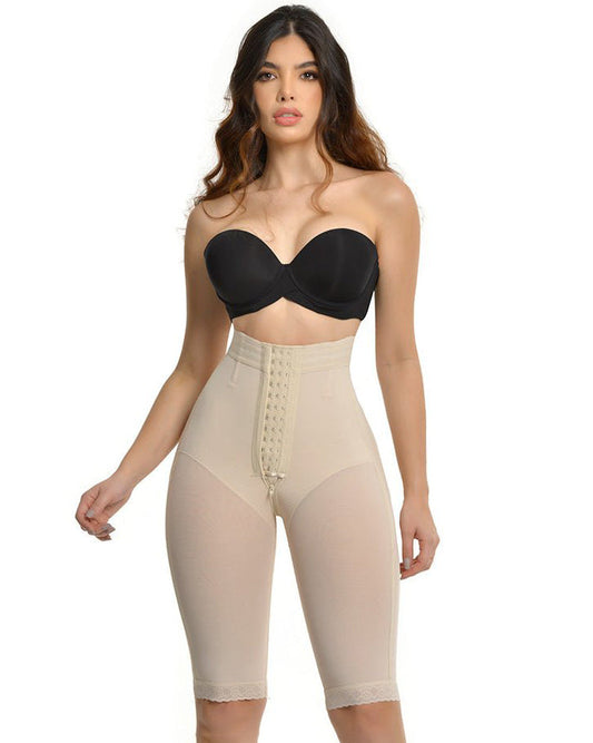 Fajas Colombianas Compression Shapewear Open Bust Tummy Control with Zipper