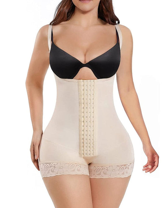 Tummy Control Fajas Colombianas High Compression Body Shaper for Women Butt Lifter Thigh Slimmer