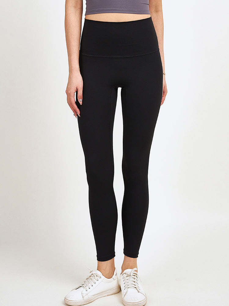 High-waisted hip-lifting body sculpting trousers