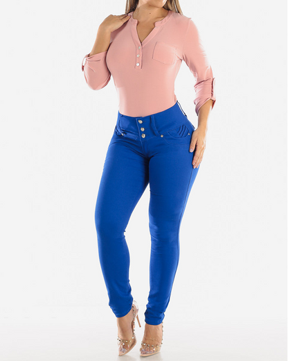 Jeans levanta cola skinny jeans