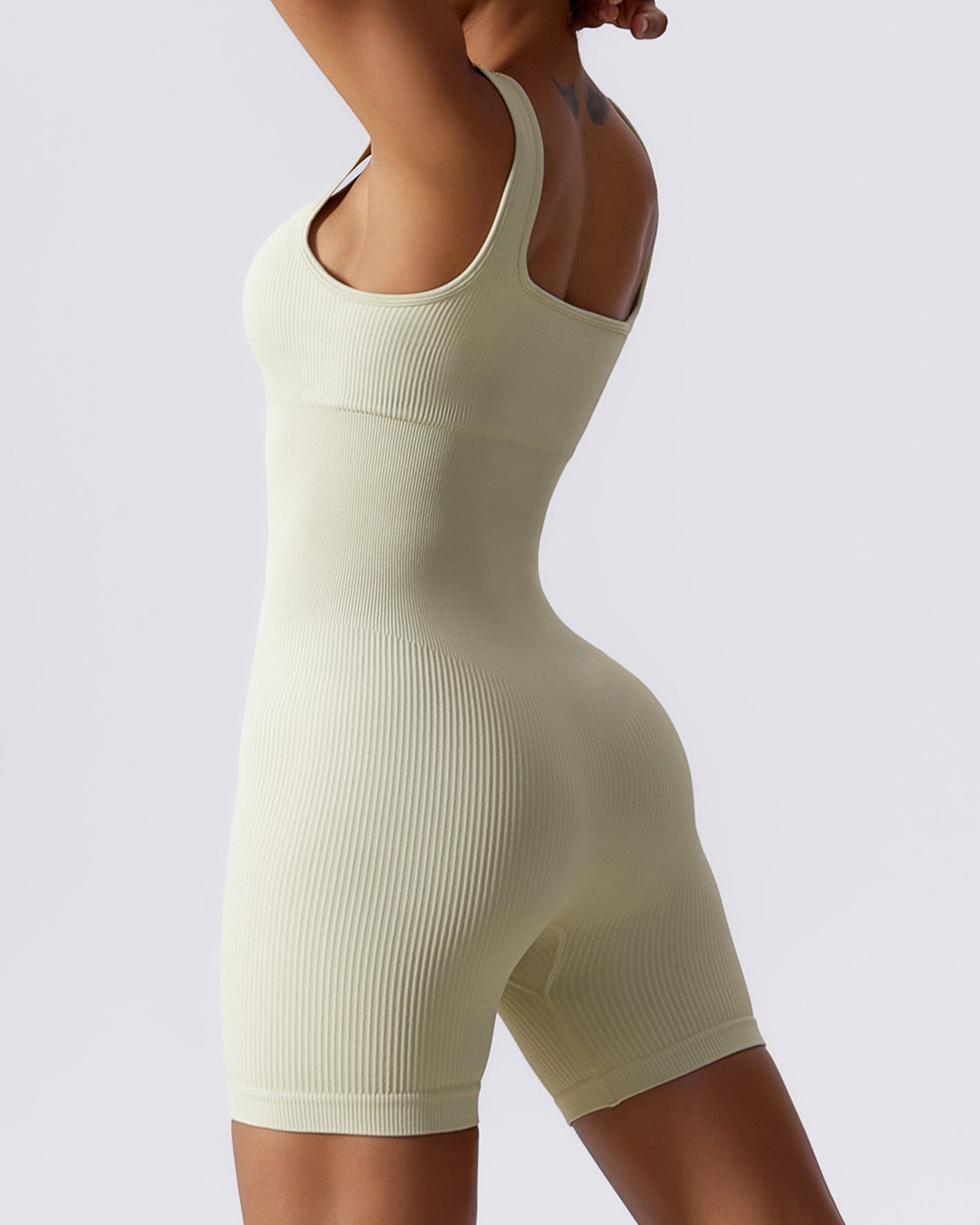 High-Bounce Seamless One-Piece Yoga Suit