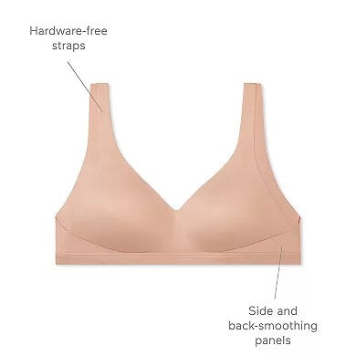 Underarm and Back-Smoothing Comfort Wireless Lightly Lined T-Shirt Bra